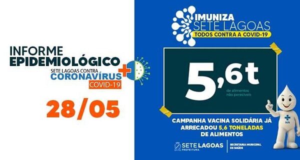 Segundo o Boletim Covid quase 22% dos sete-lagoanos já receberam a 1ª dose da vacina